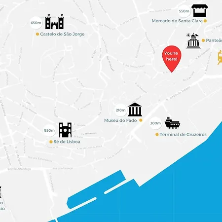 Alfama With A View | 2br Duplex Apartamento Lisboa
